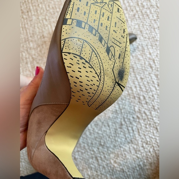 Bella Vita Taupe on Taupe Heeled Shootie - Picture 7 of 7